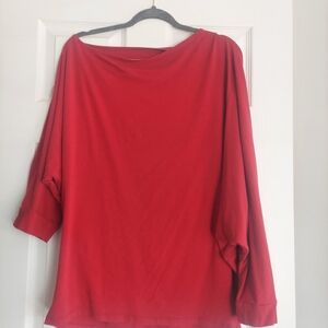 Elegant Red Women's Top